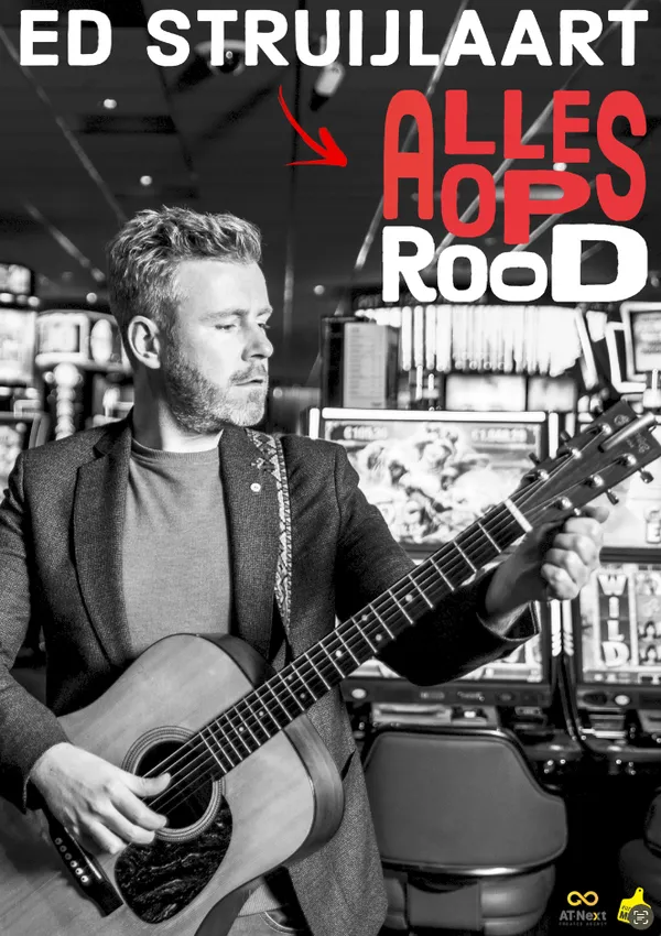 Alles op Rood  theaterposter