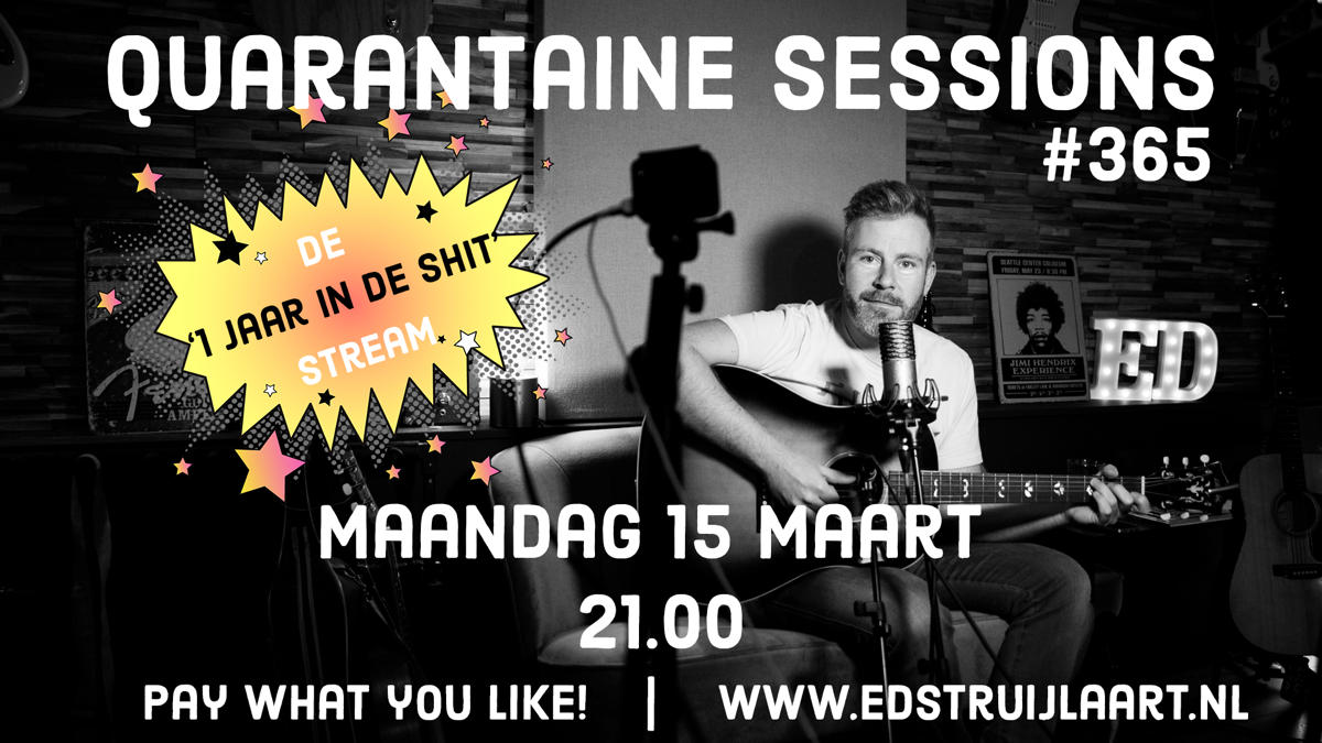 15 maart: De 1 jaar in de shit